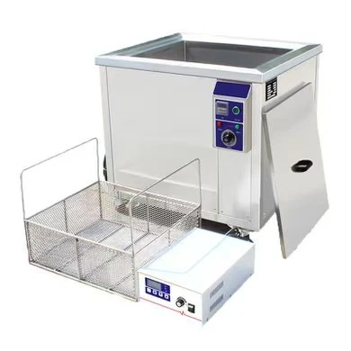 KT8010 135L Filtro de grasa para campana de cocina comercial Limpiador ultrasónico 28 40 KHz Tanque de acero inoxidable de doble frecuencia